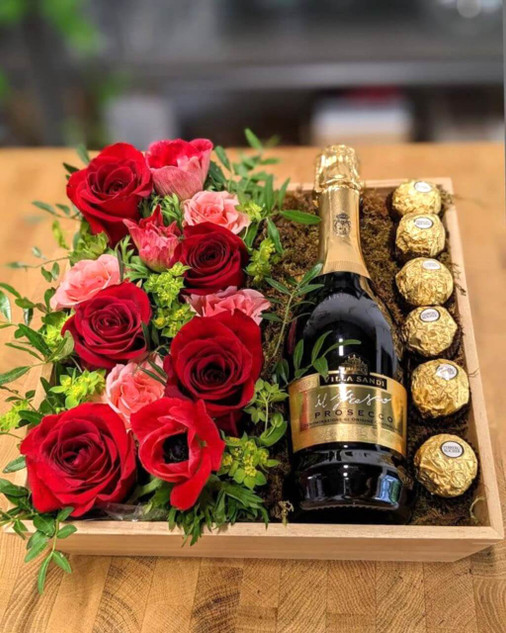 send champagne valentines day gift tray toronto send champagne valentines day gift tray toronto