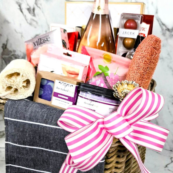send valentines day sparkling spa gift basket gta send valentines day sparkling spa gift basket gta